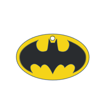 Tag Batman Ovalado