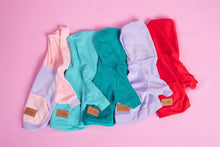 Cargar imagen en el visor de la galería, Canguro Teddy - Lila y rosa bebe