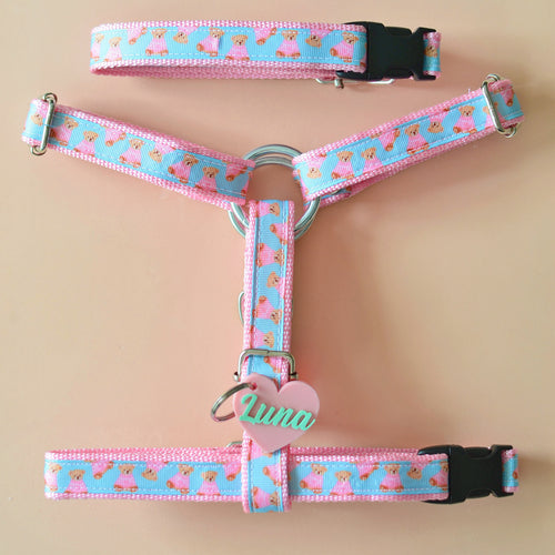 Conjunto arnés H Sweet Teddy